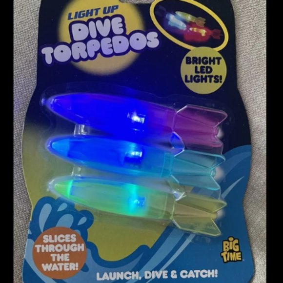 Toys Light Up Dive Torpedos Bright Led Lights Pack Of 3 Poshmark